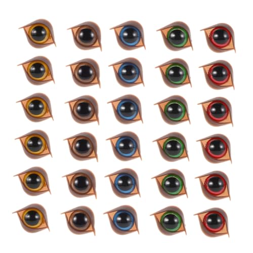 FRCOLOR 50 Stück Plastische Augen mit Unterlegscheiben für DIY Plüschtiere und Häkelprojekte Realistische Augen für Handarbeiten und Kreative Bastelideen FRCOLOR 50 Stück Plastische Augen mit Unterlegscheiben für DIY Plüschtiere und Häkelprojekte Realistische Augen für Handarbeiten und Kreative Bastelideen von FRCOLOR
