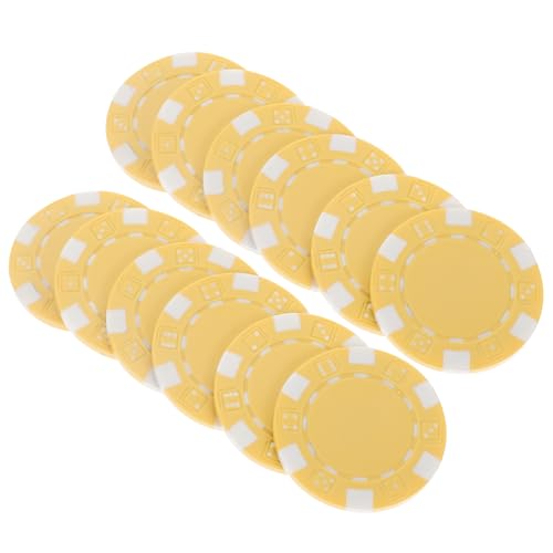 FRCOLOR 50 Stück Poker Chips Kunststoff Spielmünzen Poker Zählchips Spielchips Requisiten für Unterhaltung und Casinospiele FRCOLOR 50 Stück Poker Chips Kunststoff Spielmünzen Poker Zählchips Spielchips Requisiten für Unterhaltung und Casinospiele von FRCOLOR