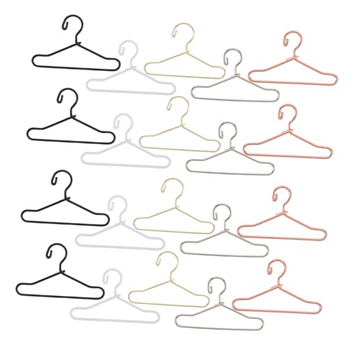 FRCOLOR 50 Stück Praktische und Stilvolle Zubehörteile für Puppenstube zum Organisieren und Präsentieren von Puppenoutfits von FRCOLOR