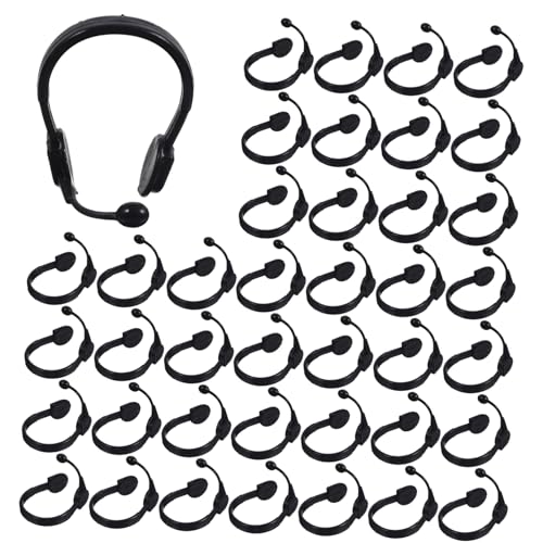 FRCOLOR 50 Stück Puppen Kopfhörer Mikrofon Headset Zubehör für Kreative Spielzeugdekoration Kompakte und Robuste Puppenhaus Accessoires für DIY Projekte und Festliche Überraschungen von FRCOLOR