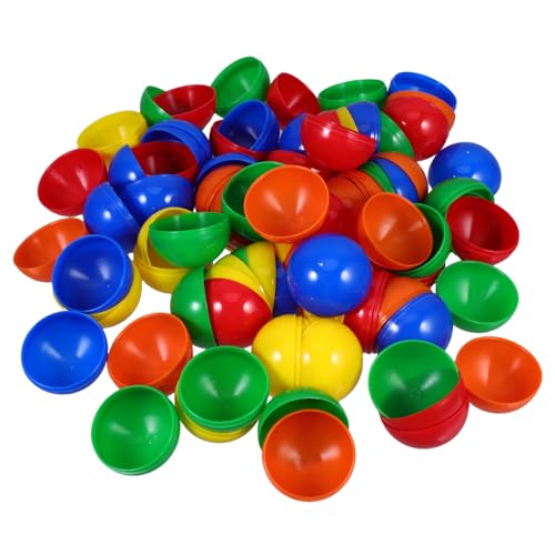 FRCOLOR 50 Stück Teiliges Bunte Offene Lotteriekugeln aus Wiederverwendbarem Kunststoff Kleine Hohlkugeln zum Befüllen mit Überraschungen für Partyspiele Tombolas und Gewinnspiele FRCOLOR 50 Stück Teiliges Bunte Offene Lotteriekugeln aus Wiederverwendbarem Kunststoff Kleine Hohlkugeln zum Befüllen mit Überraschungen für Partyspiele Tombolas und Gewinnspiele von FRCOLOR