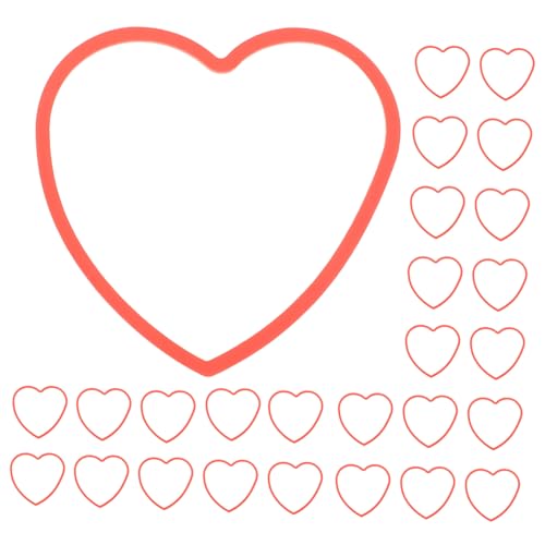 FRCOLOR 50 Stück Teiliges Herzförmiges Magisches Gummiband Elastisches Trickrequisit für Bühne Performance Zubehör FRCOLOR 50 Stück Teiliges Herzförmiges Magisches Gummiband Elastisches Trickrequisit für Bühne Performance Zubehör von FRCOLOR