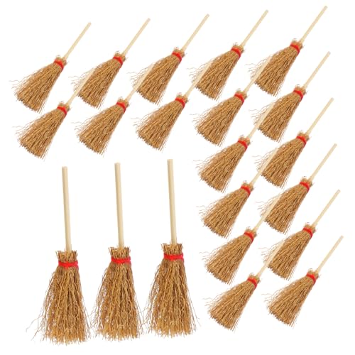 FRCOLOR 50 Stück Teiliges Mini Besen Set für Puppenhaus Lifelike Hexenbesen Deko für Halloween Simulierte Besen Requisiten für DIY Mini Landschaftsdeko FRCOLOR 50 Stück Teiliges Mini Besen Set für Puppenhaus Lifelike Hexenbesen Deko für Halloween Simulierte Besen Requisiten für DIY Mini Landschaftsdeko von FRCOLOR