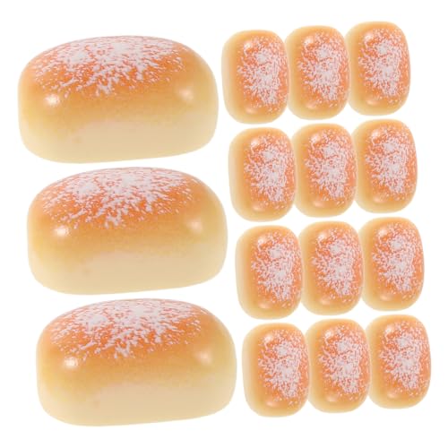 FRCOLOR 50 Stück Teiliges Mini Food Model Kit mit Realistischen Resin-Brot-Dekorationen für DIY Bastelprojekte Mini-küchen Kuchen-dekor Vielseitige Miniatur-backwaren für Puppenhaus und von FRCOLOR