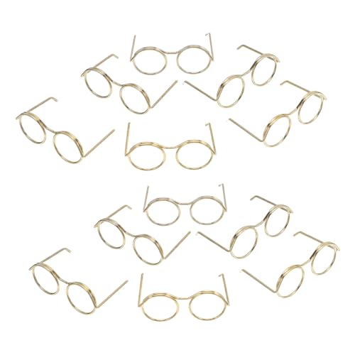 FRCOLOR 50 Stück Teiliges Miniatur Puppenbrillen aus Metalldraht Kleine Detailreiche Mini Eyeglasses für DIY Puppenhaus Zubehör Kreative Bastel und Fotorequisiten zur FRCOLOR 50 Stück Teiliges Miniatur Puppenbrillen aus Metalldraht Kleine Detailreiche Mini Eyeglasses für DIY Puppenhaus Zubehör Kreative Bastel und Fotorequisiten zur von FRCOLOR