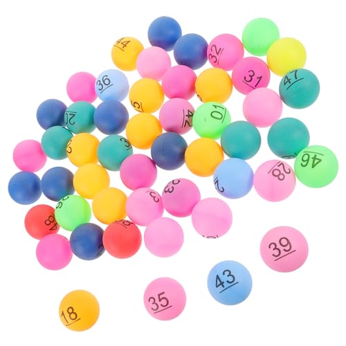 FRCOLOR 50 Stück Teiliges Nummerierte Kunststoffkugeln für und Partyspiele Langlebige Materialien Kompakte Wiederverwendbar für Auslosungen Unterhaltung und Bastelaktivitäten FRCOLOR 50 Stück Teiliges Nummerierte Kunststoffkugeln für und Partyspiele Langlebige Materialien Kompakte Wiederverwendbar für Auslosungen Unterhaltung und Bastelaktivitäten von FRCOLOR