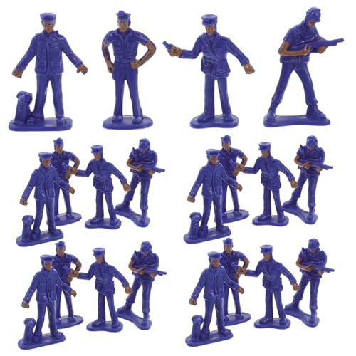 FRCOLOR 50 Stück Teiliges Polizei Modell Set Miniatur Polizeifiguren für Simulation und Tischdeko für Sandtischmodelle und Kreative Dioramen Robustes Material Vielseitig Einsetzbar FRCOLOR 50 Stück Teiliges Polizei Modell Set Miniatur Polizeifiguren für Simulation und Tischdeko für Sandtischmodelle und Kreative Dioramen Robustes Material Vielseitig Einsetzbar von FRCOLOR