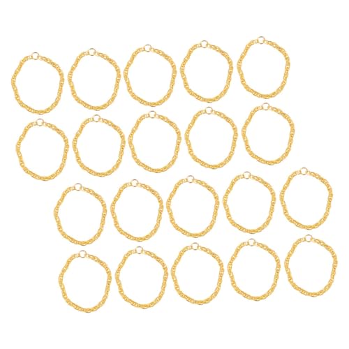 FRCOLOR 50 Stück Teiliges Puppen Schmuckset Mini Halsketten aus Metalllegierung Leichte Elegante Ketten für Puppen Dekoration Modisches Zubehör für Spielzeugpuppen Langlebig und von FRCOLOR