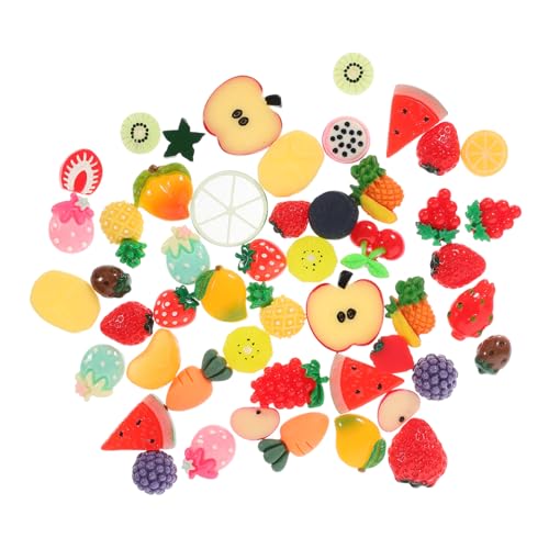 FRCOLOR 50 Stück Teiliges Set Miniaturfrüchte Modell Realistische Nachbildung von Mini Obst für Puppenhaus Dekoration DIY Projekte Miniaturgärten und Sammlungen FRCOLOR 50 Stück Teiliges Set Miniaturfrüchte Modell Realistische Nachbildung von Mini Obst für Puppenhaus Dekoration DIY Projekte Miniaturgärten und Sammlungen von FRCOLOR