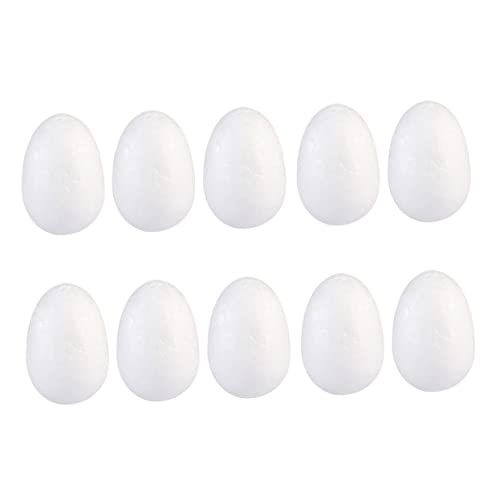 FRCOLOR 50 Stück Weiße Eier zum Bemalen DIY Bastel Eier für Ostern Kinderhandwerk Leichtes Solides Schaumei für Festival Dekoration und Kreative Familienprojekte FRCOLOR 50 Stück Weiße Eier zum Bemalen DIY Bastel Eier für Ostern Kinderhandwerk Leichtes Solides Schaumei für Festival Dekoration und Kreative Familienprojekte von FRCOLOR