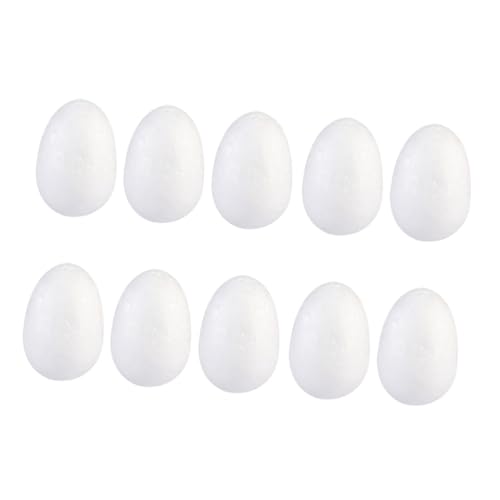 FRCOLOR 50 Stück Weiße Styroporeier zum Bemalen DIY Bastelset für Ostern und Stabile Leichte Dekoeier für Festival und Familienprojekte FRCOLOR 50 Stück Weiße Styroporeier zum Bemalen DIY Bastelset für Ostern und Stabile Leichte Dekoeier für Festival und Familienprojekte von FRCOLOR