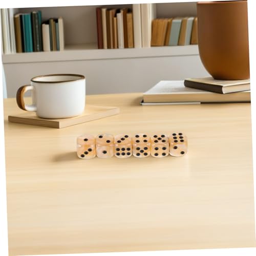 FRCOLOR 50 Stück Würfel mit Abgerundeten Ecken Acryl Dice für Brettspiele Matheunterricht Partyzubehör Ausgewogene Würfel mit Perlmutt Design Komfortabler Griff Sichere Kanten FRCOLOR 50 Stück Würfel mit Abgerundeten Ecken Acryl Dice für Brettspiele Matheunterricht Partyzubehör Ausgewogene Würfel mit Perlmutt Design Komfortabler Griff Sichere Kanten von FRCOLOR