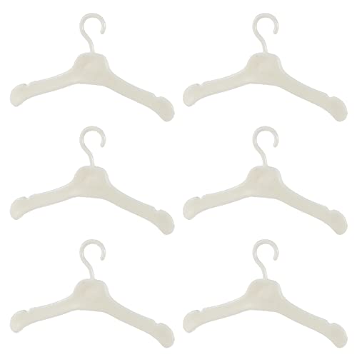 FRCOLOR 50Stücke Puppenkleidungsaufhänger aus Kunststoff Miniatur Puppen Kleiderbügel für Puppenoutfits zur Organisation von Puppenkleidung Leicht und Tragbar FRCOLOR 50Stücke Puppenkleidungsaufhänger aus Kunststoff Miniatur Puppen Kleiderbügel für Puppenoutfits zur Organisation von Puppenkleidung Leicht und Tragbar von FRCOLOR
