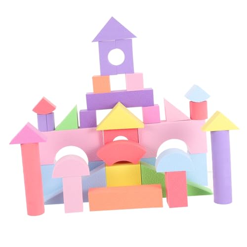 FRCOLOR 52 Stück Teiliges Geometrische Formen Bausteine Lernspielzeug für Kleinkinder Frühe Bildung Motorikspiel und Formenverständnis FRCOLOR 52 Stück Teiliges Geometrische Formen Bausteine Lernspielzeug für Kleinkinder Frühe Bildung Motorikspiel und Formenverständnis von FRCOLOR