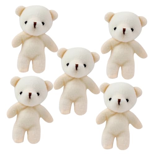 FRCOLOR 5Stücke Mini Bärenspielzeug Flauschige Mini Teddybären für DIY Schlüsselanhänger und Dekoration Weiche Plüschpuppen für Bastelprojekte als FRCOLOR 5Stücke Mini Bärenspielzeug Flauschige Mini Teddybären für DIY Schlüsselanhänger und Dekoration Weiche Plüschpuppen für Bastelprojekte als von FRCOLOR