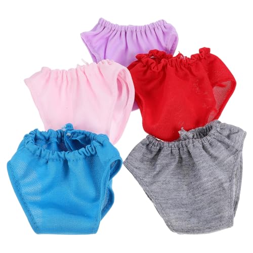 FRCOLOR 5Stücke Puppen Unterwäsche für Puppen Wiederverwendbares Puppenkleidungszubehör für Kreative Rollenspiele FRCOLOR 5Stücke Puppen Unterwäsche für Puppen Wiederverwendbares Puppenkleidungszubehör für Kreative Rollenspiele von FRCOLOR