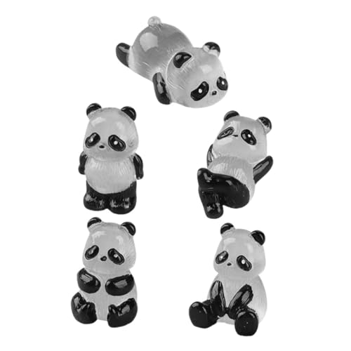 FRCOLOR 5stücke Leuchtende Mini Panda Figuren Aus Kunstharz Niedliche Deko Für Miniaturgärten Blumenkübel Und Kreative Landschaften Strahlende Tierornamente Für Kinderzimmer Und Garten FRCOLOR 5stücke Leuchtende Mini Panda Figuren Aus Kunstharz Niedliche Deko Für Miniaturgärten Blumenkübel Und Kreative Landschaften Strahlende Tierornamente Für Kinderzimmer Und Garten von FRCOLOR