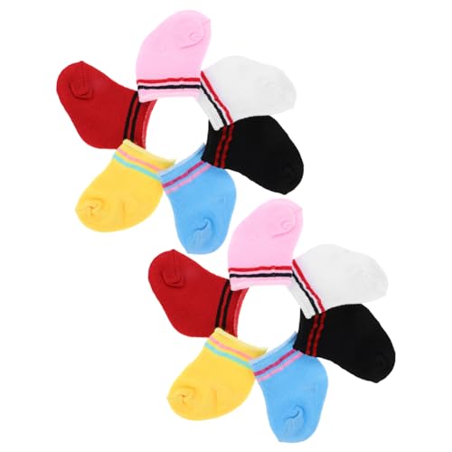 FRCOLOR 6 Paare Puppensocken Bunte Puppenkleidung Accessoires für Puppen Charmante Muster und Elastisch Zubehör für Puppenkostüme und Dekoration FRCOLOR 6 Paare Puppensocken Bunte Puppenkleidung Accessoires für Puppen Charmante Muster und Elastisch Zubehör für Puppenkostüme und Dekoration von FRCOLOR