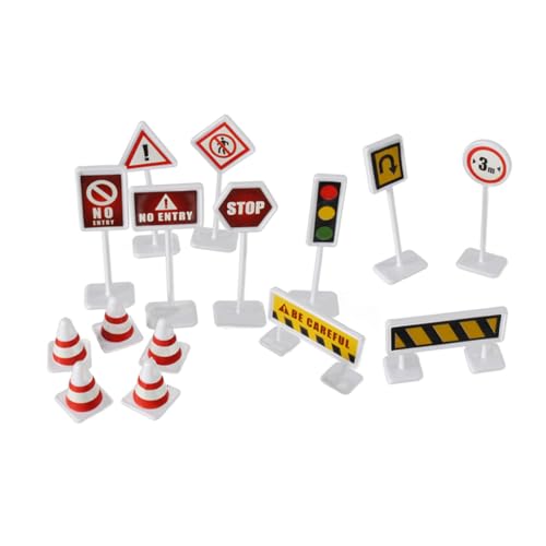 FRCOLOR 6 Sätze Teiliges Verkehrszeichen Straßenverkehrsmodelle aus Robustem Pädagogisches Lernspielzeug zur Verkehrserziehung für Realistische Nachbildung für Rollenspiele und FRCOLOR 6 Sätze Teiliges Verkehrszeichen Straßenverkehrsmodelle aus Robustem Pädagogisches Lernspielzeug zur Verkehrserziehung für Realistische Nachbildung für Rollenspiele und von FRCOLOR