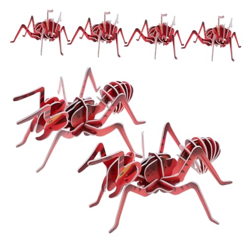 FRCOLOR 6 Stück 6-teiliges Ameisen Puzzle aus Karton DIY Insektenmodell-Bausatz für STEM Lernspielzeug zur Förderung motorischer Fähigkeiten Biologie Wissenschafts-Bastelset FRCOLOR 6 Stück 6-teiliges Ameisen Puzzle aus Karton DIY Insektenmodell-Bausatz für STEM Lernspielzeug zur Förderung motorischer Fähigkeiten Biologie Wissenschafts-Bastelset von FRCOLOR