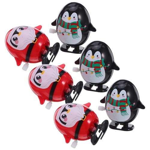 FRCOLOR 6 Stück Aufziehspielzeug Lustige Mechanische Pinguine Farbige Wind-up Figuren Motorisches Geschick Kinderparty Mitgebsel Weihnachtsdeko für Tisch und Kinderzimmer FRCOLOR 6 Stück Aufziehspielzeug Lustige Mechanische Pinguine Farbige Wind-up Figuren Motorisches Geschick Kinderparty Mitgebsel Weihnachtsdeko für Tisch und Kinderzimmer von FRCOLOR