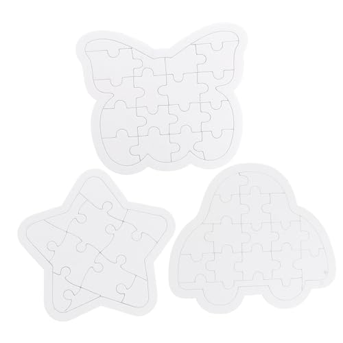 FRCOLOR 6 Stück Cartoon DIY Blanko Puzzle aus Papier Leere Puzzles zum Bemalen und Gestalten Kinderfreundliches Bastelspielzeug für Kreative Kunstprojekte Inklusive Rahmen für Einfaches FRCOLOR 6 Stück Cartoon DIY Blanko Puzzle aus Papier Leere Puzzles zum Bemalen und Gestalten Kinderfreundliches Bastelspielzeug für Kreative Kunstprojekte Inklusive Rahmen für Einfaches von FRCOLOR