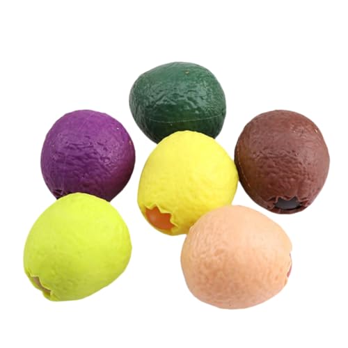 FRCOLOR 6 Stück Dinosaurier Ei Stressball Kreatives Dekompressionsspielzeug für Erwachsene Sicheres TPR Material Zufällige Farben zum Stressabbau für Familie Zufällige Zufällige Farbe FRCOLOR 6 Stück Dinosaurier Ei Stressball Kreatives Dekompressionsspielzeug für Erwachsene Sicheres TPR Material Zufällige Farben zum Stressabbau für Familie Zufällige Zufällige Farbe von FRCOLOR
