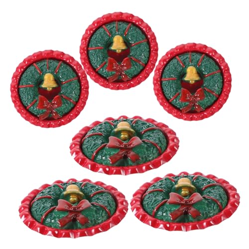 FRCOLOR 6 Stück Erdbeerkuchenmodell Mini-Dessert-Modell erdbeerkuchen Dekorationen Künstliche Kuchenmodell Miniatur-Dessertkuchen Miniatur vorgetäuschter Kuchen Miniaturkuchen Harz von FRCOLOR