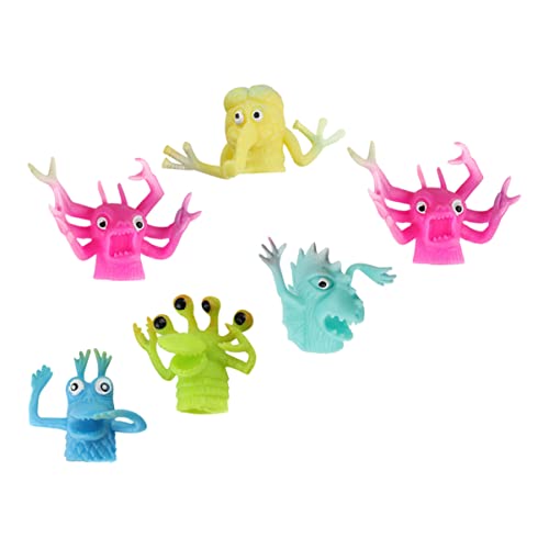 FRCOLOR 6 Stück Fingerpuppen Kreatives DIY Puppenspielzeug für Interaktive Handpuppen Kreativität und Lernen für Geburtstagsgeschenke und Feiertage von FRCOLOR