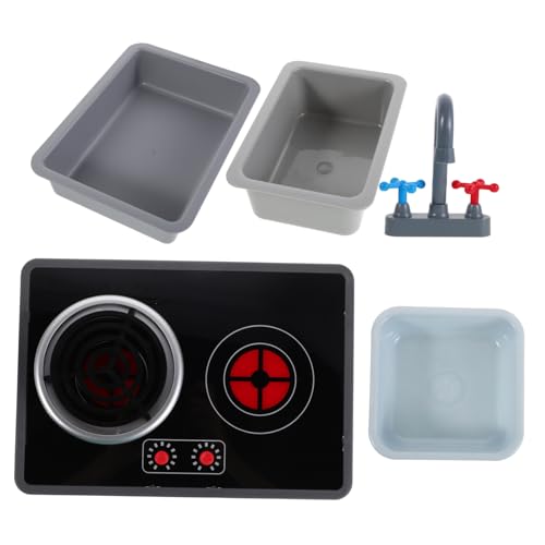 FRCOLOR 6 Stück Küchenspielzeug Für Stellen Sie Sich Vor, Küchenzubehör Zu Haben Induktionsherdspielzeug Küchengeräte 'mini Kitchen Küchengerät Für Plastik von FRCOLOR