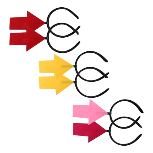 FRCOLOR 6 Stück Lustiges Pfeilspitzen Accessoire für Fotos Partys Themenveranstaltungen und Bühnenaufführungen Vielseitige Kopfbedeckung für Unvergessliche Auftritte von FRCOLOR