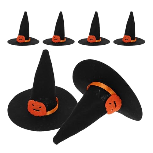 FRCOLOR 6 Stück Mini Hexenhut Aus Filz Halloween Filzhüte Halloween Miniaturhüte Halloween Ornament Mini Hut Zum Basteln Weinflaschenhülle Halloween Dekoration Winziger Hut FRCOLOR 6 Stück Mini Hexenhut Aus Filz Halloween Filzhüte Halloween Miniaturhüte Halloween Ornament Mini Hut Zum Basteln Weinflaschenhülle Halloween Dekoration Winziger Hut von FRCOLOR