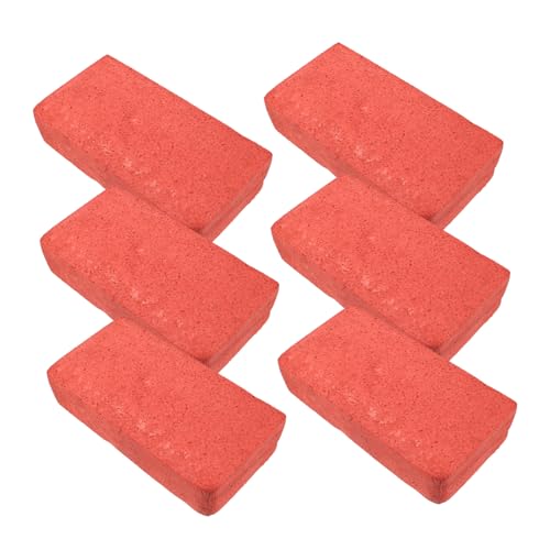 FRCOLOR 6 Stück Movie Requisite Ziegel Zauberzubehör Schaumblöcke Softplay-Blöcke Spielsteine Filmrequisiten realistisch handgemachter Spielzeugstein Comedy-Gimmick Trickstein Hellbraun FRCOLOR 6 Stück Movie Requisite Ziegel Zauberzubehör Schaumblöcke Softplay-Blöcke Spielsteine Filmrequisiten realistisch handgemachter Spielzeugstein Comedy-Gimmick Trickstein Hellbraun von FRCOLOR