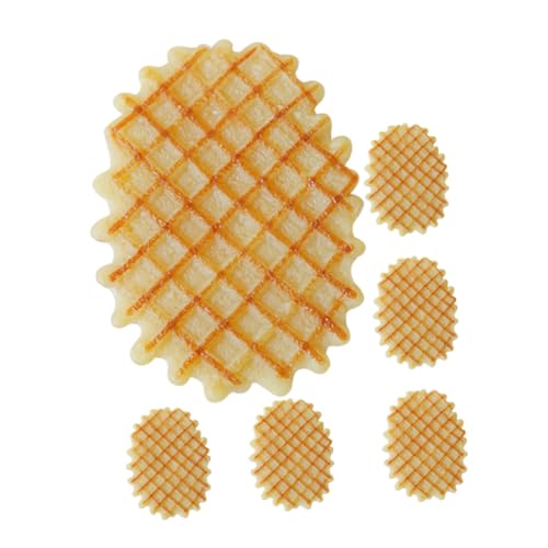 FRCOLOR 6 Stück Realistische Deko Langlebige Detailgetreue Bäckerei Fotorequisiten Vielseitig Einsetzbar für Küchen und Restaurantdekoration Farbenfrohe Täuschend Echte Food Modelle von FRCOLOR