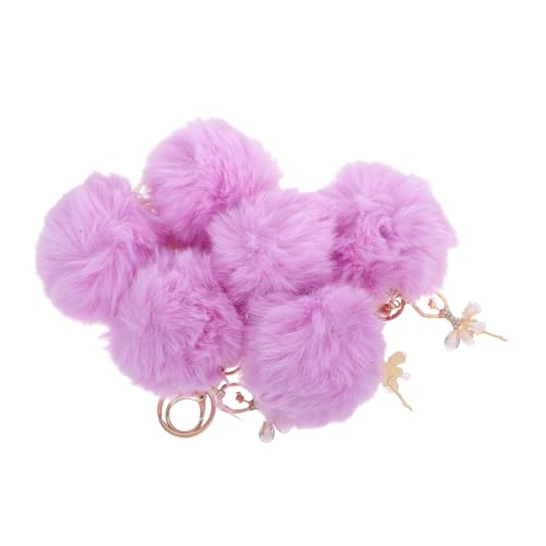 FRCOLOR 6 Stück Teiliges Ballett Schlüsselanhänger mit Niedlichem Ballettmädchen Design Flauschigen Plüsch Pompons Funkelnden Strasssteinen Weichem Griff als Dekorativer Taschen und FRCOLOR 6 Stück Teiliges Ballett Schlüsselanhänger mit Niedlichem Ballettmädchen Design Flauschigen Plüsch Pompons Funkelnden Strasssteinen Weichem Griff als Dekorativer Taschen und von FRCOLOR