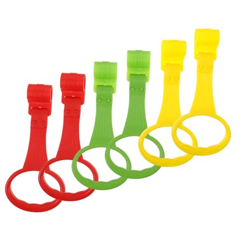 FRCOLOR 6 Stück Teiliges Bett Aufhängeringe Farbige Pull Up Ringe für Laufgitter Neugeborenen Krippe Zubehör Motorikspielzeug zum Stehenlernen für Junge Mädchen FRCOLOR 6 Stück Teiliges Bett Aufhängeringe Farbige Pull Up Ringe für Laufgitter Neugeborenen Krippe Zubehör Motorikspielzeug zum Stehenlernen für Junge Mädchen von FRCOLOR