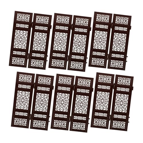 FRCOLOR 6 Stück Teiliges Chinesisches Puppenhaus Miniatur Faltbildschirm mit Elegantem Design Traditionelle Raumteiler für Schlafzimmermöbel Dekoratives Zubehör zur Kreativen FRCOLOR 6 Stück Teiliges Chinesisches Puppenhaus Miniatur Faltbildschirm mit Elegantem Design Traditionelle Raumteiler für Schlafzimmermöbel Dekoratives Zubehör zur Kreativen von FRCOLOR