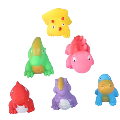FRCOLOR 6 Stück Teiliges Dinosaurier Badespielzeug Kompakte Interessante Badewannenspielzeuge für Kleinkinder Sicher Hautfreundlich und Fördert Hand Auge Koordination Beim Baden FRCOLOR 6 Stück Teiliges Dinosaurier Badespielzeug Kompakte Interessante Badewannenspielzeuge für Kleinkinder Sicher Hautfreundlich und Fördert Hand Auge Koordination Beim Baden von FRCOLOR