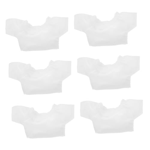 FRCOLOR 6 Stück Teiliges Doll Shirt Weiß Basic Rundhals Weiches Teddyshirt für Puppen und Kuscheltiere Vielseitige Sublimations Bärenkleidung für Reborn Puppen FRCOLOR 6 Stück Teiliges Doll Shirt Weiß Basic Rundhals Weiches Teddyshirt für Puppen und Kuscheltiere Vielseitige Sublimations Bärenkleidung für Reborn Puppen von FRCOLOR