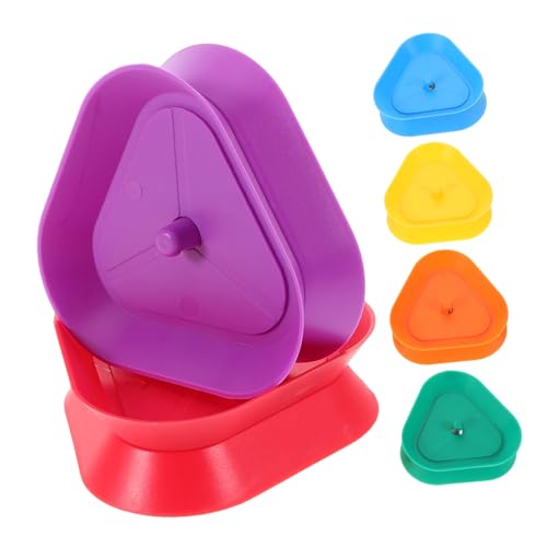 FRCOLOR 6 Stück Teiliges Dreieckiger Spielkartenhalter aus Kunststoff Kompakt und Leicht Stabiler Kartenständer für Vielseitig Einsetzbar bei Familien und Gesellschaftsspielen für Zuhause von FRCOLOR