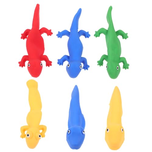 FRCOLOR 6 Stück Teiliges Elastisches Fingerspielzeug aus Strapazierfähigem TPR Interaktives Party Mitgebsel für Kindergeburtstag Lustiges Gummispielzeug zum Stressabbau Freien von FRCOLOR