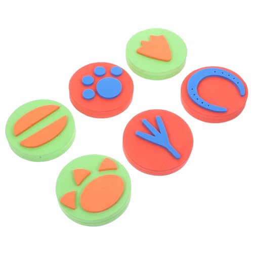 FRCOLOR 6 Stück Teiliges Eva Tier Stempelset für Weiche Handstempel zum Malen und Basteln Frühe der Kreativität für Kleinkinder und Vorschulkinder Farben Zufällig Zufällige Farbe FRCOLOR 6 Stück Teiliges Eva Tier Stempelset für Weiche Handstempel zum Malen und Basteln Frühe der Kreativität für Kleinkinder und Vorschulkinder Farben Zufällig Zufällige Farbe von FRCOLOR