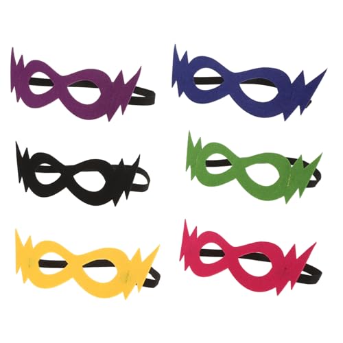 FRCOLOR 6 Stück Teiliges Halloween Filzmasken für Bunte Augenmasken für Kostümierungen für Familienverkleidungen und Partys Vielseitig Einsetzbar für Halloween und Feste FRCOLOR 6 Stück Teiliges Halloween Filzmasken für Bunte Augenmasken für Kostümierungen für Familienverkleidungen und Partys Vielseitig Einsetzbar für Halloween und Feste von FRCOLOR