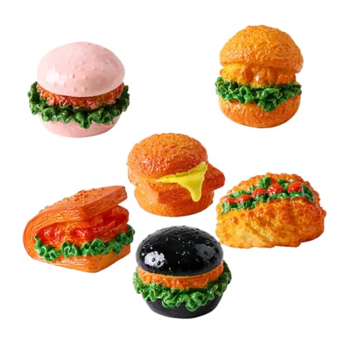 FRCOLOR 6 Stück Teiliges Hamburger Modell Detailreiche Harz Figuren für Puppenhausdekoration Langlebige Miniatur Lebensmittel Deko Vielseitig Kombinierbar für Kreative FRCOLOR 6 Stück Teiliges Hamburger Modell Detailreiche Harz Figuren für Puppenhausdekoration Langlebige Miniatur Lebensmittel Deko Vielseitig Kombinierbar für Kreative von FRCOLOR