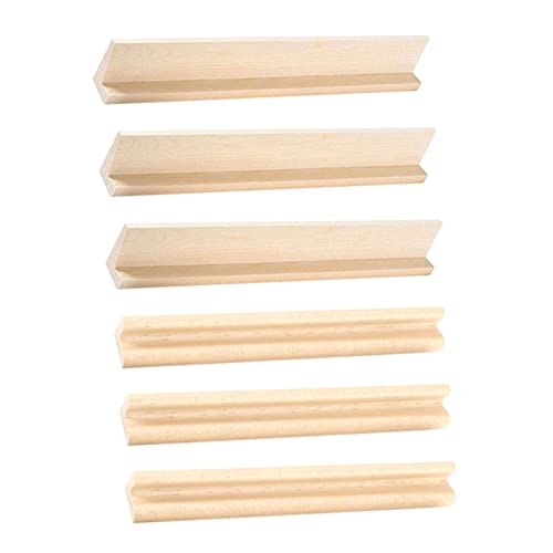 FRCOLOR 6 Stück Teiliges Holz Domino Ständer Stabile Holzhalter für Domino Spiel Karten Halter Tischaufsteller Praktisches DIY Zubehör von FRCOLOR