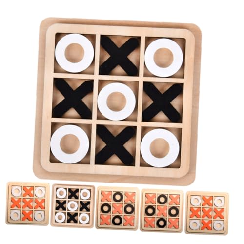 FRCOLOR 6 Stück Teiliges Holz Toe Spielset für Kindersicheres Logikspiel mit Glatten Kanten Fördert Kreatives und Familien Spielspaß Einfach zu Erlernen Farblich Sortiert Farben FRCOLOR 6 Stück Teiliges Holz Toe Spielset für Kindersicheres Logikspiel mit Glatten Kanten Fördert Kreatives und Familien Spielspaß Einfach zu Erlernen Farblich Sortiert Farben von FRCOLOR