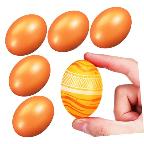 FRCOLOR 6 Stück Teiliges Holzei zum Basteln Realistische Glatte Oberfläche Langlebig und Widerstandsfähig als Ostereier Dekoration und DIY Holzornamente für Kreative Handwerksprojekte FRCOLOR 6 Stück Teiliges Holzei zum Basteln Realistische Glatte Oberfläche Langlebig und Widerstandsfähig als Ostereier Dekoration und DIY Holzornamente für Kreative Handwerksprojekte von FRCOLOR