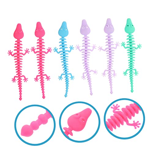 FRCOLOR 6 Stück Teiliges Kinderarmband aus Flexiblem Hautfreundlichem Material mit Lustigen Tiermotiven Bunte Stretch Armbänder als und Mitgebsel für Jungen und Mädchen als Partyspielzeug von FRCOLOR
