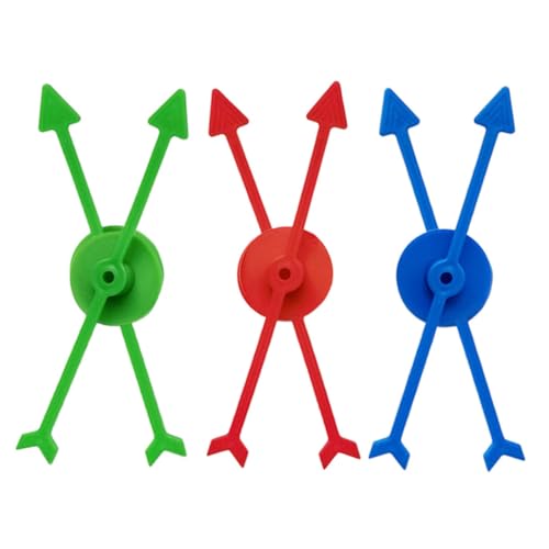 FRCOLOR 6 Stück Teiliges Kunststoffpfeile Brettspiele Verschleißfestes Zubehör für Spiel Lange Bunte Zeiger für Familien Partys und Pädagogische Aktivitäten FRCOLOR 6 Stück Teiliges Kunststoffpfeile Brettspiele Verschleißfestes Zubehör für Spiel Lange Bunte Zeiger für Familien Partys und Pädagogische Aktivitäten von FRCOLOR