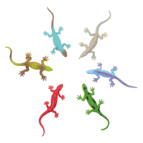 FRCOLOR 6 Stück Teiliges Lizard aus Kunststoff Realistische Mini Eidechsen Figuren Leichte Deko für Garten Party Pflanzentopf Pädagogisches Reptilien Tiermodell FRCOLOR 6 Stück Teiliges Lizard aus Kunststoff Realistische Mini Eidechsen Figuren Leichte Deko für Garten Party Pflanzentopf Pädagogisches Reptilien Tiermodell von FRCOLOR